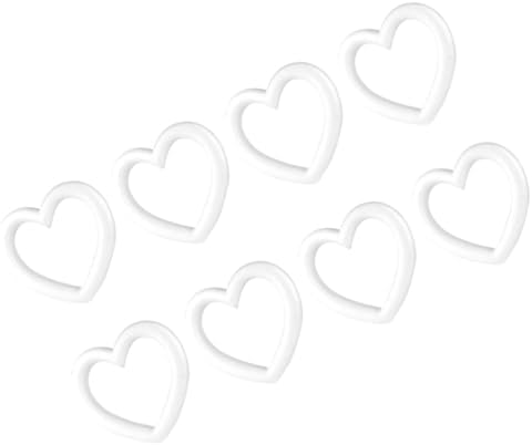 8Pcs Foam Heart Wreath Forms for Crafting