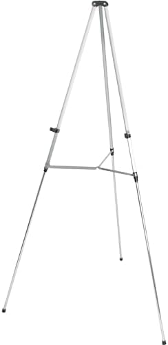 Quartet Aluminum Lightweight Telescoping Display Easel Silver