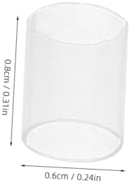 Cabilock Clear Pillow Stuffing Tube Inserts for Comfort and Support