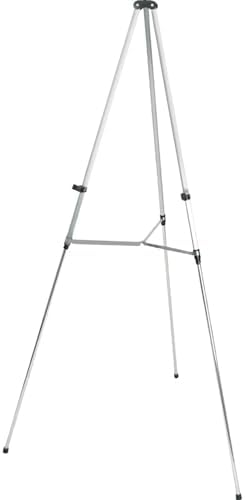 Quartet Aluminum Lightweight Telescoping Display Easel Silver