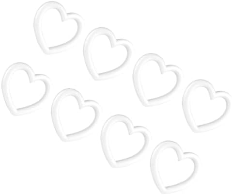 8Pcs Foam Heart Wreath Forms for Crafting