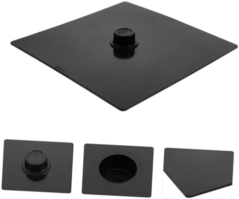 Sosoport Black Pedestal Stand for Plaster Doll Molds