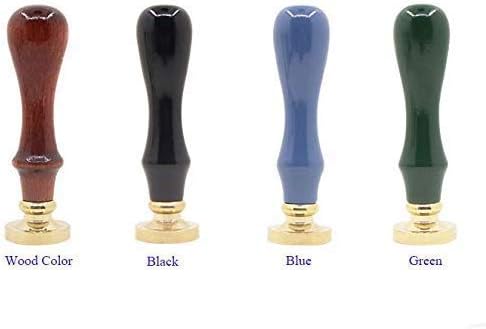 CTEB Custom Wax Seal Stamp Wood Handle Set