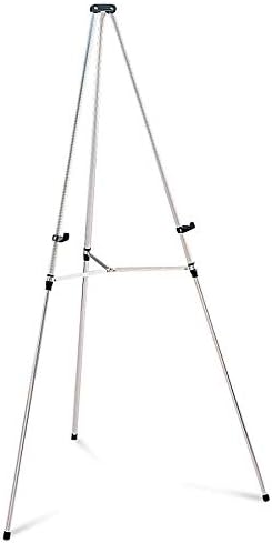 Quartet Aluminum Lightweight Telescoping Display Easel Silver