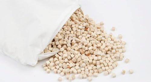 Korean Cypress Cube Pillow Filler 1kg Natural Hypoallergenic Throw Pillow Insert