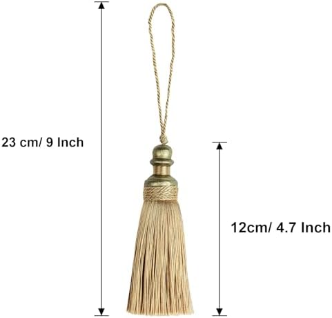 2 Pack 8 Inch Tassel With Loops - Handmade DIY Accessory