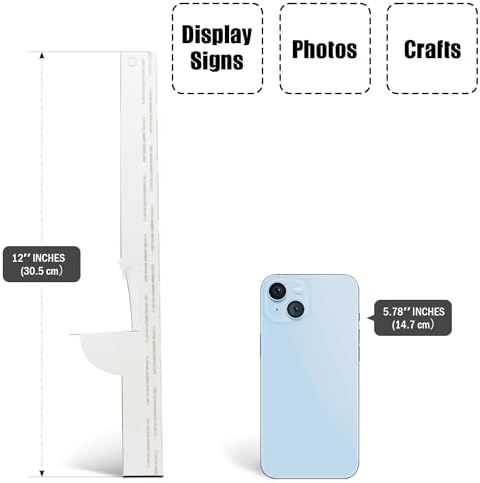 Lineco Self Stick Easel Backs 12 Inch Pack of 25 White