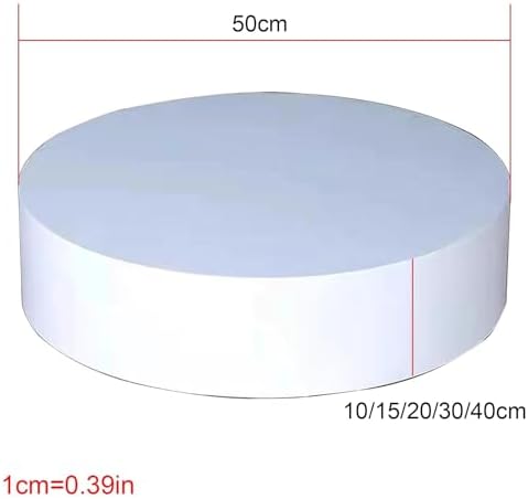 Wooden Round Cylinder Display Pedestal Holder