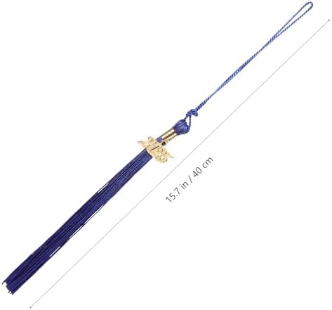 BESTOYARD 24 Pcs Blue Graduation Cap Tassels