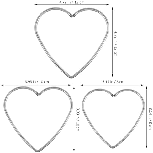 DECHOUS 9Pcs Heart Dream Catcher Rings