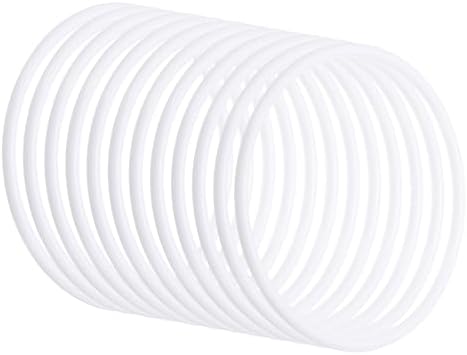 PATIKIL 51 Inch Dream Catcher Rings 12 Pcs White