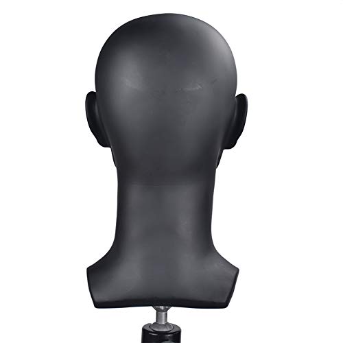 PVC Mannequin Head Black Male Display Model