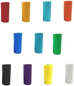 TEHAUX Mesh Ribbon 11pcs Tulle Fabric Rolls for Wedding DIY Crafts