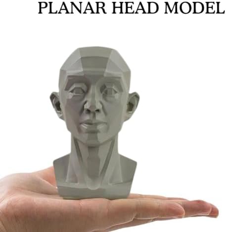 Planar Head Model for Artistic Drawing and Sketching