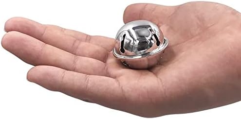16 Inch Big Colorful Metal Bells 16Pcs Silver