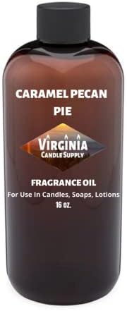 Virginia Candle Supply Caramel Pecan Pie Fragrance Oil 16 oz Bottle