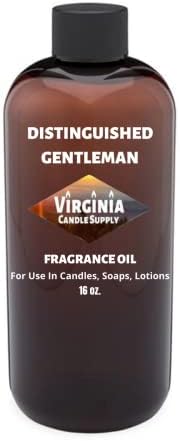 Virginia Candle Supply Distinguished Gentleman Fragrance Oil 16 Oz