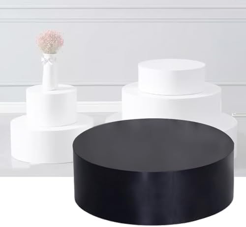 Wooden Round Cylinder Display Pedestal Holder