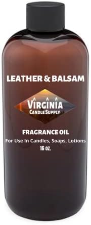 Leather Balsam Fragrance Oil 16 oz for Candles Soap Room Sprays