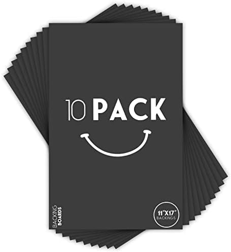 Golden State Art 10 Pack 11x17 Uncut Mat Board Backing