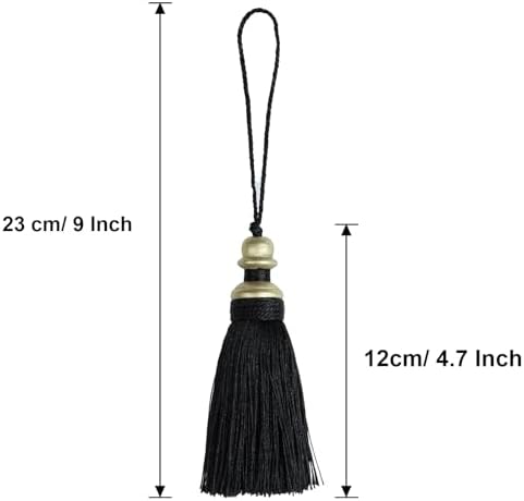 2 Pack Tassel Key Tassels with Loops for DIY Crafts