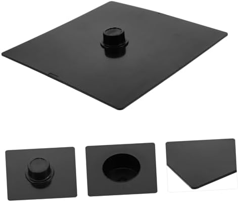 Totority DIY Sculpture Mold Base Black Pedestal Stand for Plaster Statues