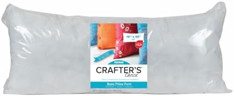 Fairfield Crafters Choice Basic Pillow Form 16 x 38 White