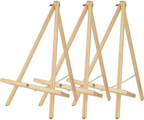 Creative Mark Wood Easel Pack of 3 - Durable and Light
