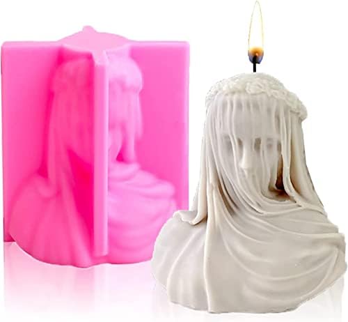 Veiled Lady Candle Epoxy Mold Set