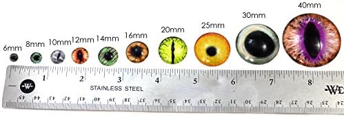 Realistic Koi Fish Glass Eyes 12mm for Doll Making