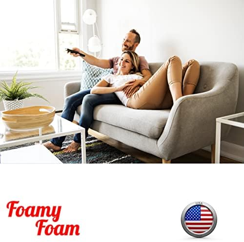 Foamy Foam 3 Inch Thick Cushion Replacement Foam