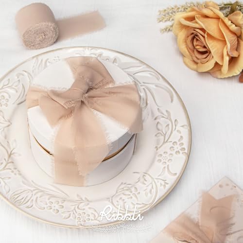 Ribbli Chiffon Silk Ribbon 15 Inch x 30 Yard