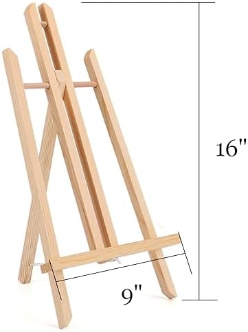 Tosnail 3 Pack Wooden Art Easel Stand 16 Inches