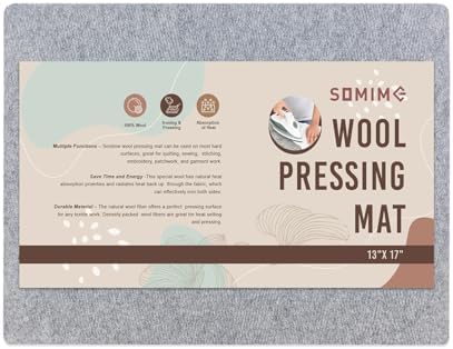 Somime 13x17 Wool Pressing Mat for Sewing and Quilting