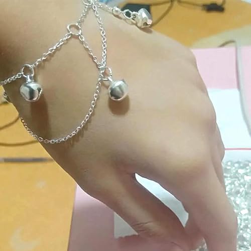 100Pcs Silver 6mm Jingle Bells for Crafts and Decorations