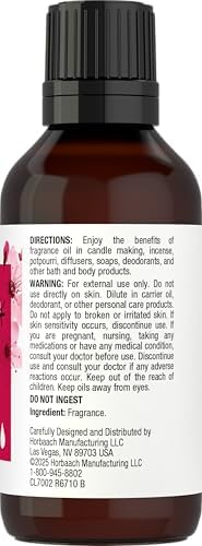 Horbach Japanese Cherry Blossom Fragrance Oil 1 Fl Oz
