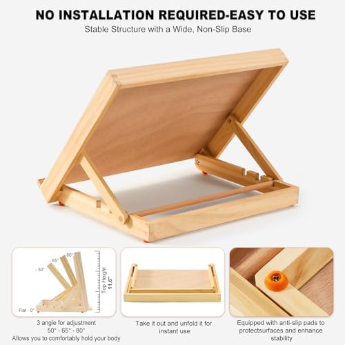 Adjustable Tabletop Easel for Painting and Sketching