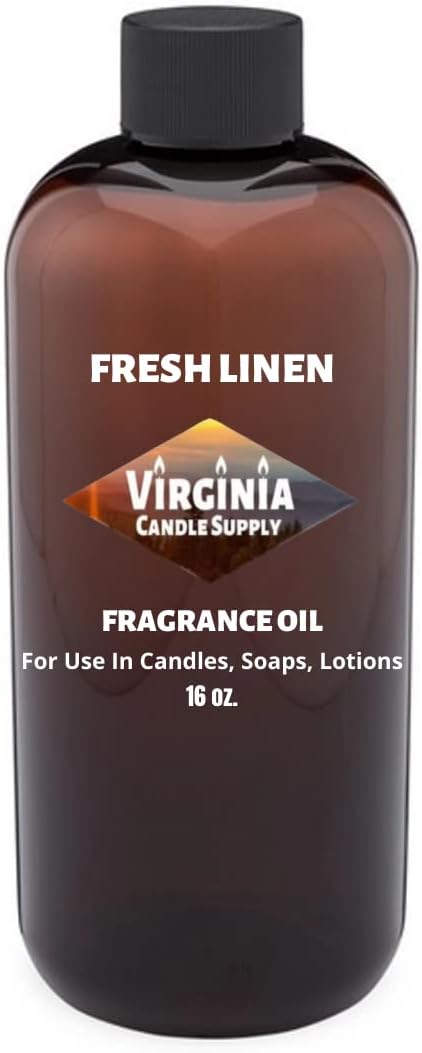 Fresh Linen Fragrance Oil - 16 Oz Bottle for Candles Soap Room Sprays