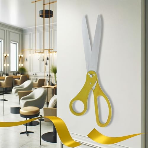 Giant Gold Scissors for Ribbon Cutting Ceremony 25 Inch