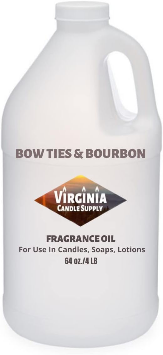 Bow Ties Bourbon Fragrance Oil 64 Oz Jug for Candle Making
