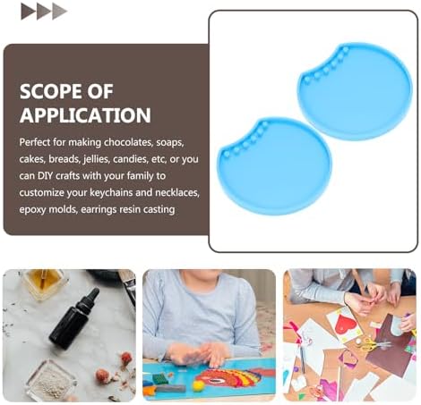 VICASKY 2pcs Mouse Ears Headband Silicone Molds DIY Crafting Supplies