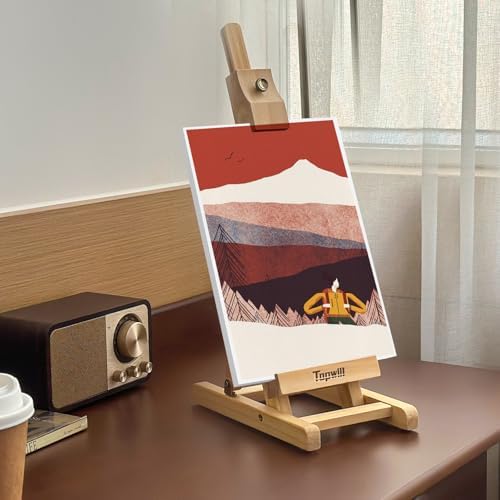 16 Inch Wooden Easel for Canvas Art Display