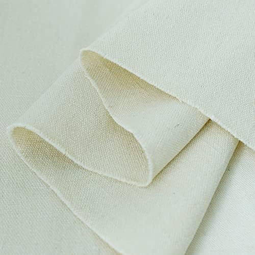 White Canvas Fabric for Sewing Painting Cushions Headboard Drop Cloth