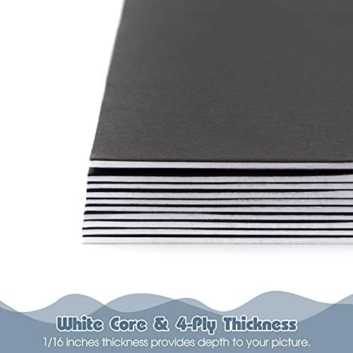 Golden State Art 10 Pack 11x17 Uncut Mat Board Backing