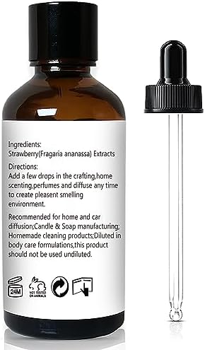 Strawberry Fragrance Oil - 1 oz for Candles Soaps Diffusers