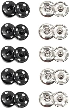 Meikeer 100 Set Sewing Snaps Fasteners Kit