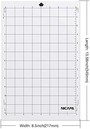 Nicapa StandardGrip Cutting Mat 8x12 Inch 3 Pack