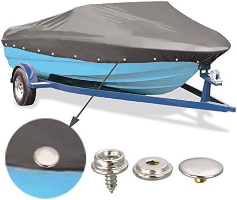 Arokimi Snaps Kit Boat Cover Canvas Screws Buttons Fasteners 60pcs