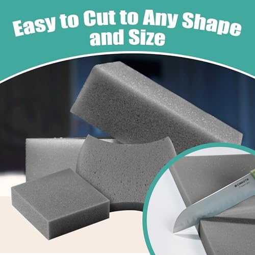 HOMBYS Upholstery Foam Cushion Support 05 Inch Gray