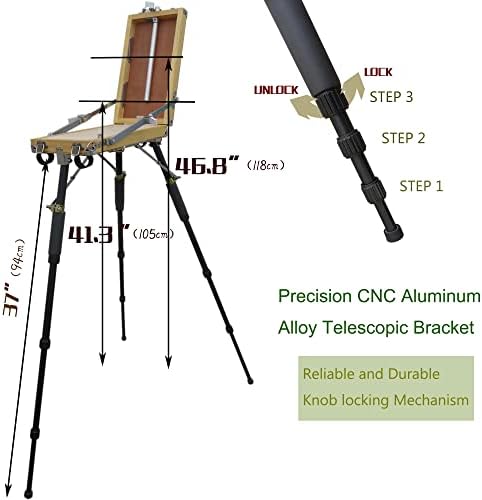 Professional Pochade Box Easel for Outdoor Art